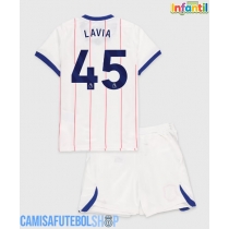 Camisa de time de futebol Chelsea Romeo Lavia #45 Replicas 3º Equipamento Infantil 2026-27 Manga Curta (+ Calças curtas)